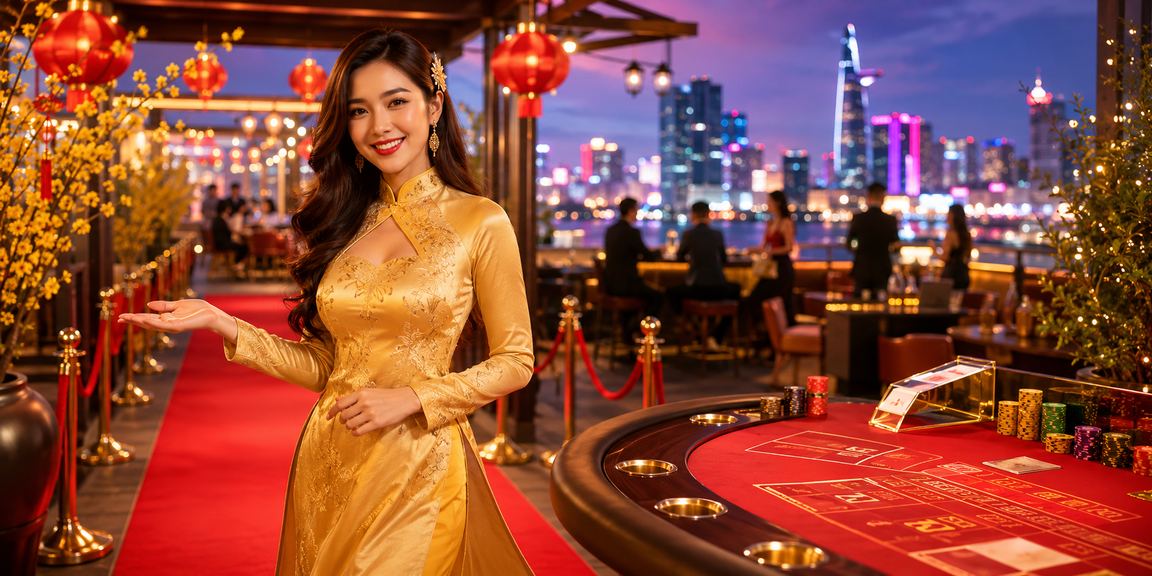 Người chơi tại Hồ Chí Minh trong trang phục áo dài tham gia Baccarat trực tuyến