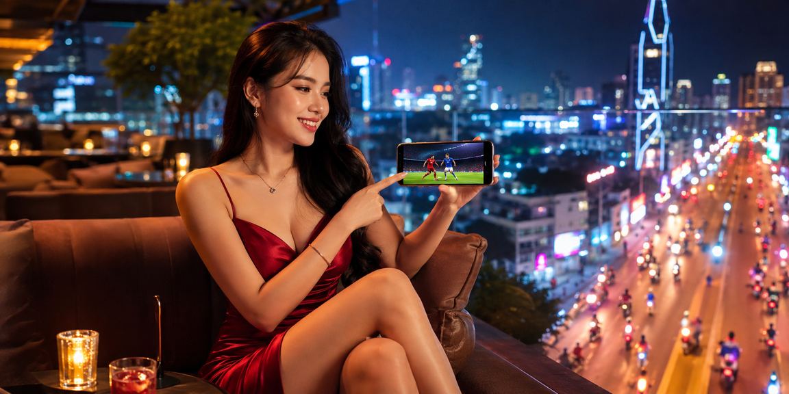 Người chơi theo dõi trận bóng đá và đặt cược trực tiếp trên cs168